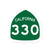 CA Highway 330 - Sticker - Wears The Mountain