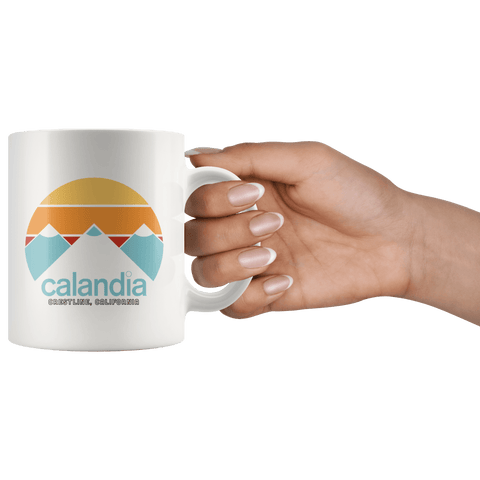 Calandia - 11oz Mug - Wears The Mountain