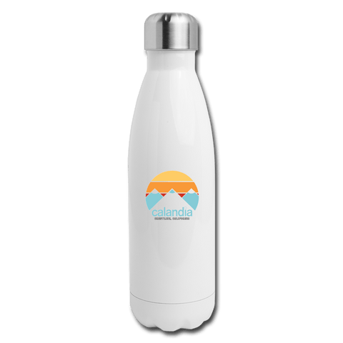 Calandia - Insulated Stainless Steel Water Bottle - white