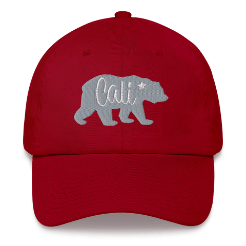 Cali Bear - Embroidered Adjustable Hat - Wears The MountainHatPrintful