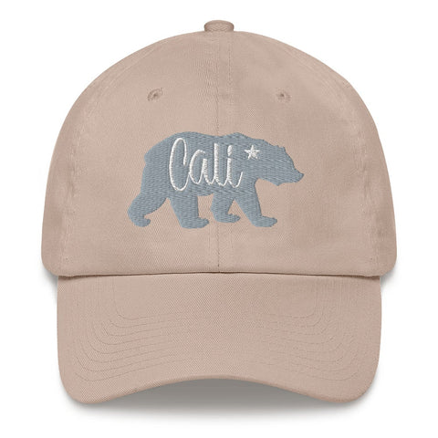 Cali Bear - Embroidered Adjustable Hat - Wears The Mountain