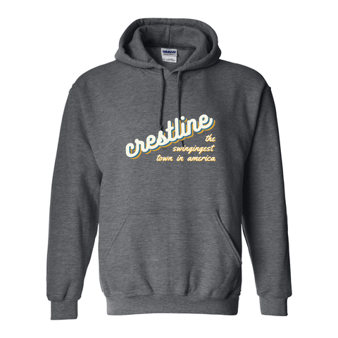 Crestline: The Swingingest Town - Hooded Sweatshirt - Wears The MountainSweaters/HoodiesPrint Melon Inc.
