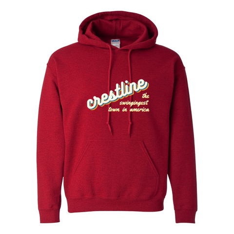 Crestline: The Swingingest Town - Hooded Sweatshirt - Wears The MountainSweaters/HoodiesPrint Melon Inc.