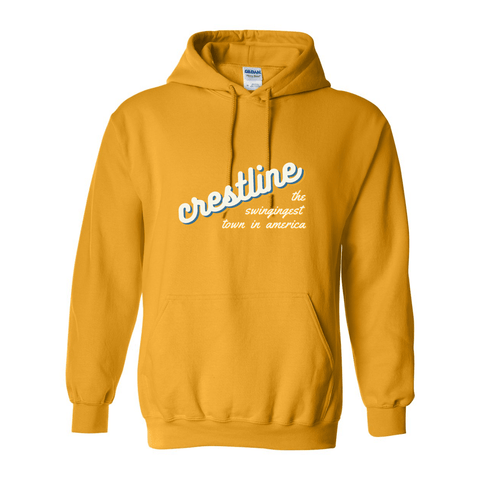 Crestline: The Swingingest Town - Hooded Sweatshirt - Wears The MountainSweaters/HoodiesPrint Melon Inc.