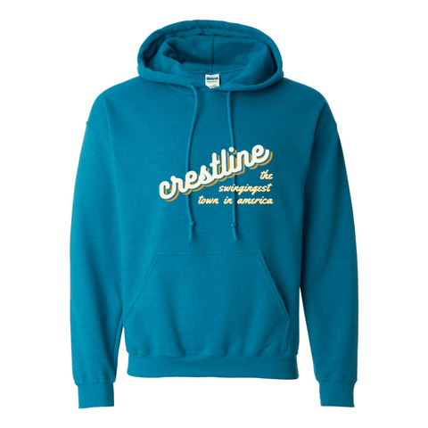 Crestline: The Swingingest Town - Hooded Sweatshirt - Wears The MountainSweaters/HoodiesPrint Melon Inc.