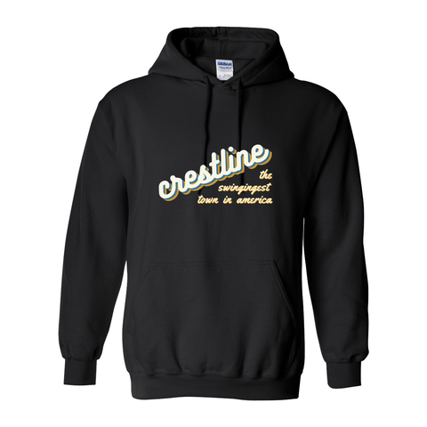 Crestline: The Swingingest Town - Hooded Sweatshirt - Wears The MountainSweaters/HoodiesPrint Melon Inc.