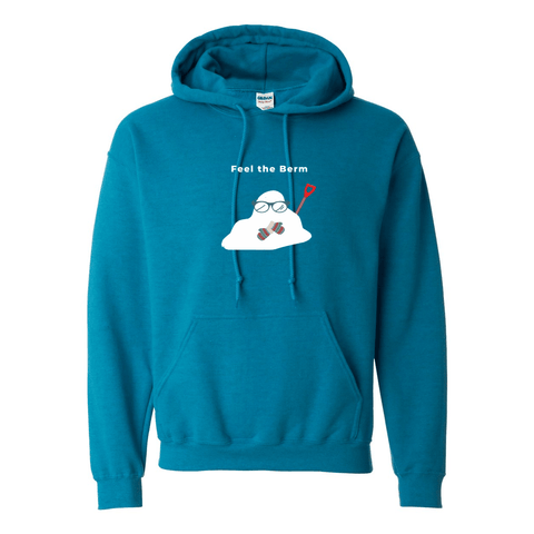 Feel the Berm - Hooded Sweatshirt - Wears The MountainSweaters/HoodiesPrint Melon Inc.