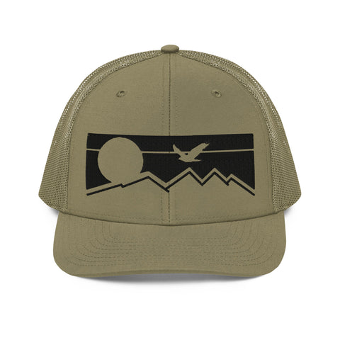Flying Sunset - Trucker Hat - Wears The MountainWears The Mountain