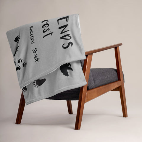 Furry Friends of the SB Forest - Plush Blanket - Wears The Mountain