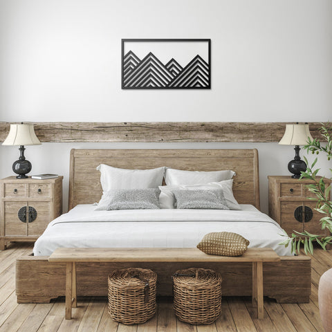 Geometric Mountain - Metal Art - Wears The MountainWall Artteelaunch