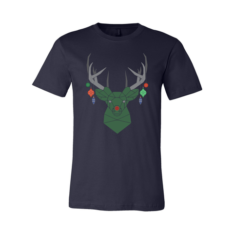 Geometric Rudolph - Unisex Jersey T - Wears The MountainT-ShirtsPrint Melon Inc.