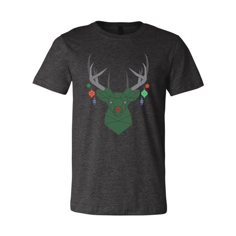 Geometric Rudolph - Unisex Jersey T - Wears The MountainT-ShirtsPrint Melon Inc.