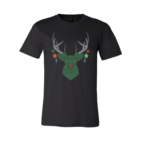 Geometric Rudolph - Unisex Jersey T - Wears The MountainT-ShirtsPrint Melon Inc.