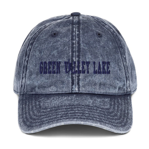 Green Valley Lake Sasquatch - Vintage Dad Hat - Wears The MountainWears The Mountain