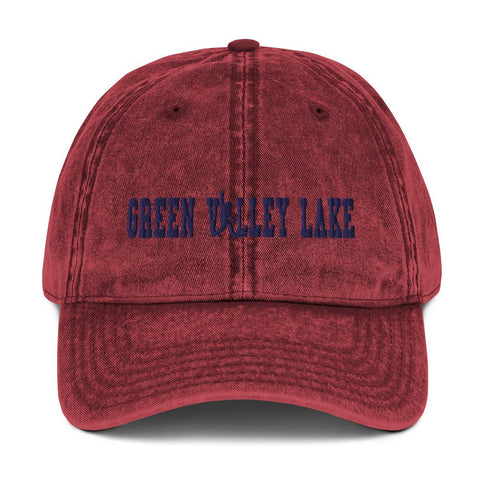 Green Valley Lake Sasquatch - Vintage Dad Hat - Wears The MountainWears The Mountain