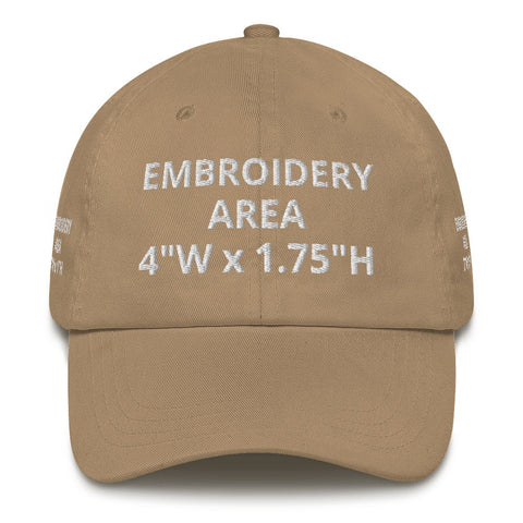 Hat - Adjustable Dad Hat (Embroidery) - Hat - Wears The Mountain