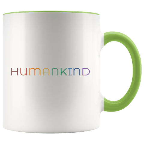 Humankind - Accent Coffee Mug - Wears The Mountain