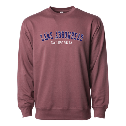 Lake Arrowhead College Sasquatch - LIghtweight Crewneck Sweatshirt - Wears The MountainSweaters/HoodiesPrint Melon Inc.