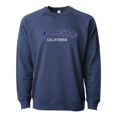 Lake Arrowhead College Sasquatch - LIghtweight Crewneck Sweatshirt - Wears The MountainSweaters/HoodiesPrint Melon Inc.