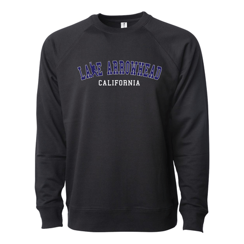 Lake Arrowhead College Sasquatch - LIghtweight Crewneck Sweatshirt - Wears The MountainSweaters/HoodiesPrint Melon Inc.