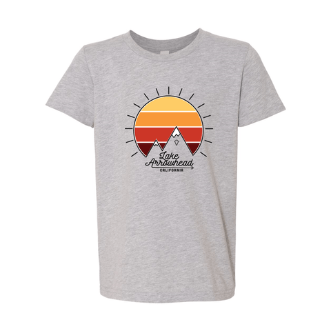 Lake Arrowhead Mountain Sunset - Youth Unisex Jersey T - Wears The Mountain