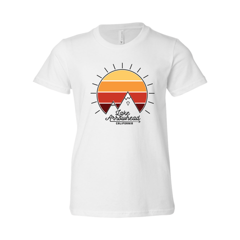 Lake Arrowhead Mountain Sunset - Youth Unisex Jersey T - Wears The Mountain