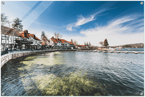 Lake Arrowhead: The Village - Acrylic Print - Wears The Mountain