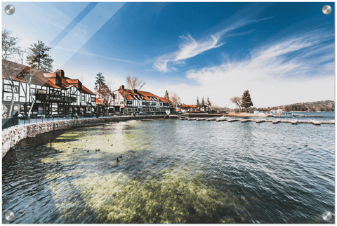 Lake Arrowhead: The Village - Acrylic Print - Wears The Mountain