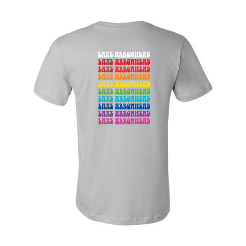 Lake Arrowhead: Woodstock Pride - Unisex Jersey T - Wears The MountainT-ShirtsPrint Melon Inc.