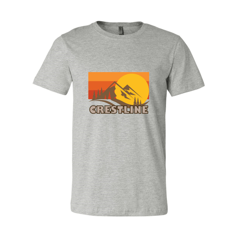 Lake Gregory/Crestline Fall Sunset - Unisex Jersey T - Wears The Mountain