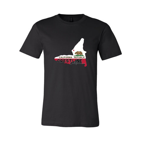 Lake Gregory/Crestline Lake Flag - Unisex Jersey T - Wears The Mountain