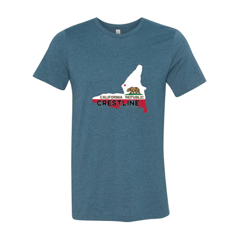 Lake Gregory/Crestline Lake Flag - Unisex Jersey T - Wears The Mountain