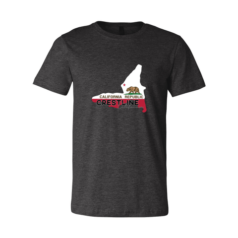 Lake Gregory/Crestline Lake Flag - Unisex Jersey T - Wears The Mountain