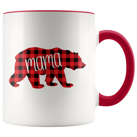 Mama Bear - Accent Coffee Mug - Wears The Mountain