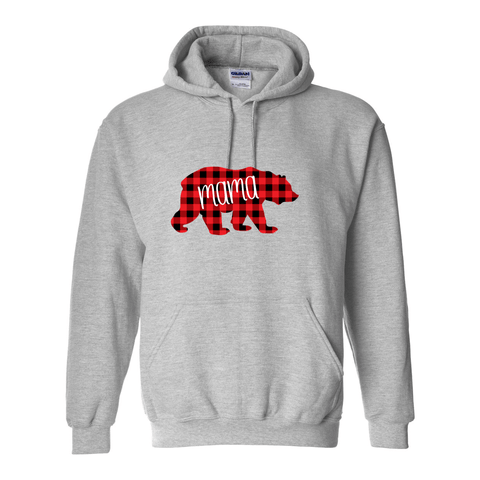 Mama Bear - Hooded Sweatshirt - Wears The Mountain