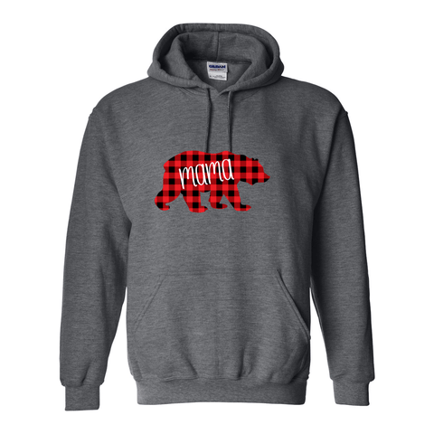 Mama Bear - Hooded Sweatshirt - Wears The Mountain