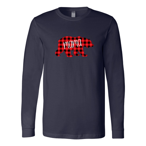 Mama Bear - Long Sleeve Jersey T - Wears The Mountain
