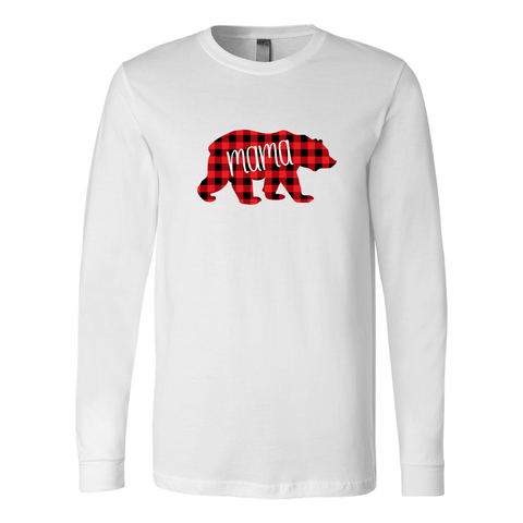 Mama Bear - Long Sleeve Jersey T - Wears The Mountain