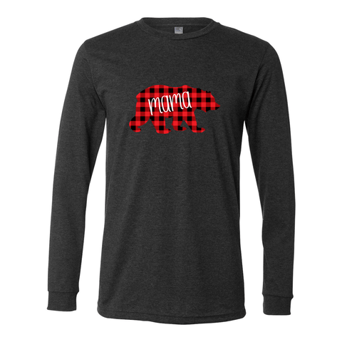 Mama Bear - Long Sleeve Jersey T - Wears The Mountain