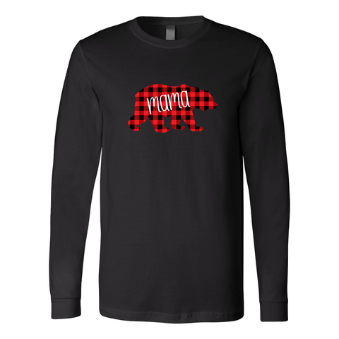 Mama Bear - Long Sleeve Jersey T - Wears The Mountain