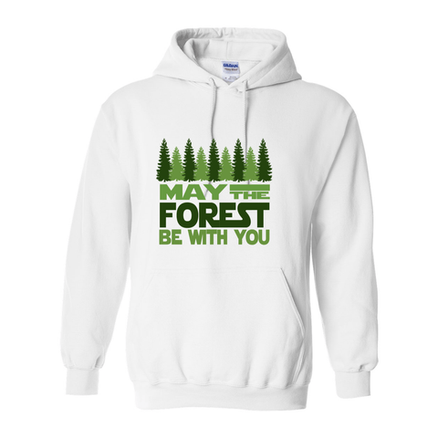 May the Forest be with You - Hooded Sweatshirt - Wears The Mountain