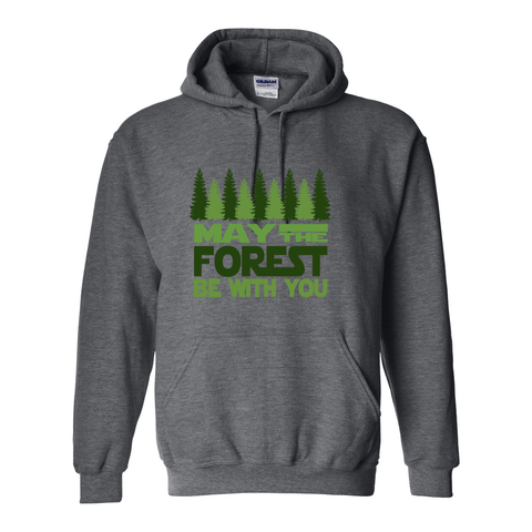 May the Forest be with You - Hooded Sweatshirt - Wears The Mountain