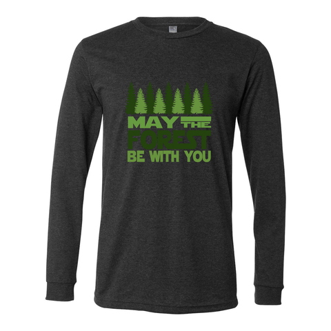 May the Forest be with You - Long Sleeve Jersey T - Wears The MountainLong SleevePrint Melon Inc.