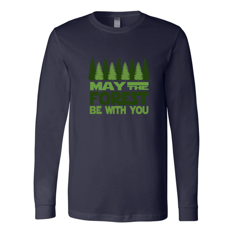 May the Forest be with You - Long Sleeve Jersey T - Wears The MountainLong SleevePrint Melon Inc.