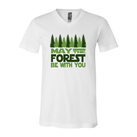 May the Forest be with You - Men's Jersey V Tee - Wears The Mountain