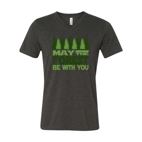 May the Forest be with You - Men's Jersey V Tee - Wears The Mountain