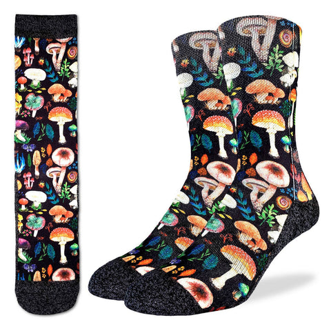 Men's Mushrooms Socks - Wears The MountainSocksGood Luck Sock