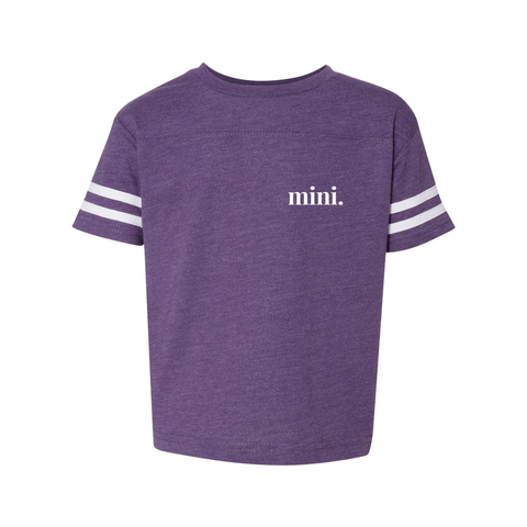mini. - Toddler Football Jersey T - Wears The MountainKids/BabiesPrint Melon Inc.