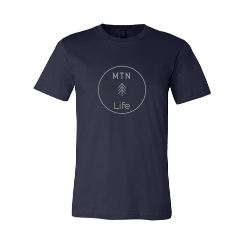 Mountain Life: Simple Tree - Unisex Jersey T - Wears The Mountain