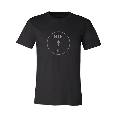 Mountain Life: Simple Tree - Unisex Jersey T - Wears The Mountain